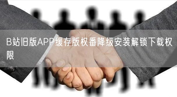B站旧版APP缓存版权番降级安装解锁下载权限