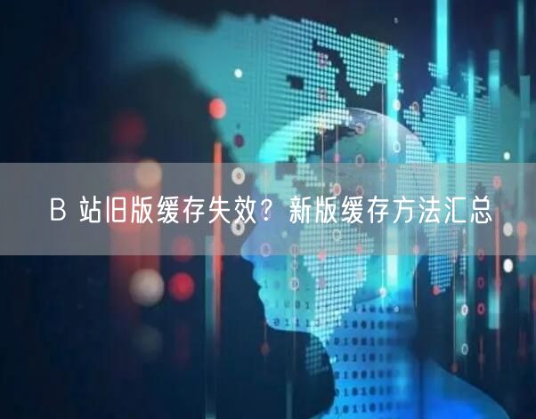 B 站旧版缓存失效？新版缓存方法汇总