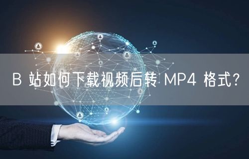 B 站如何下载视频后转 MP4 格式？