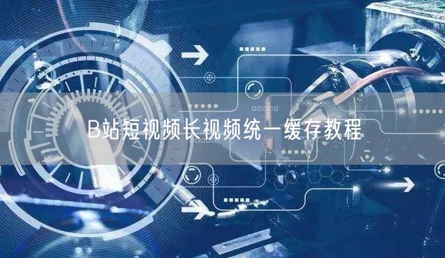 B站短视频长视频统一缓存教程